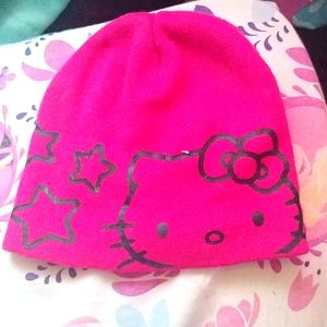 A hello kitty beanie